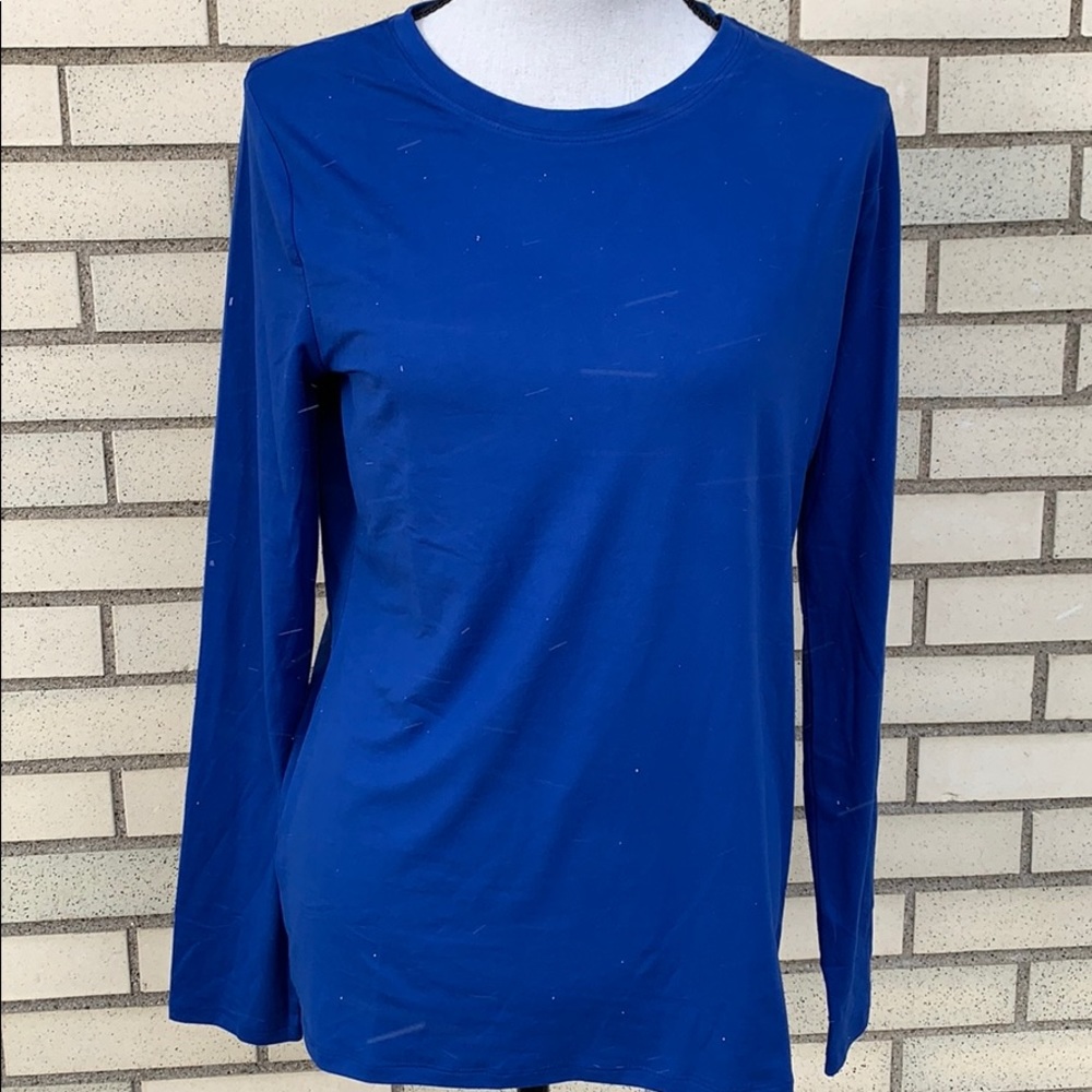 ❌DONATED❌Blue Brushed Microfiber Basic Long Sleeve Top - Picture 3 of 7